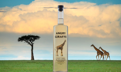 Angry Giraffe caramel vodka by Independent Spirits Canada
