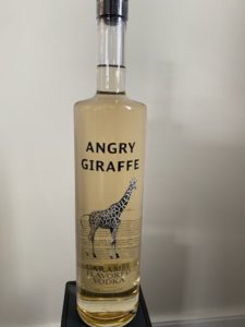 angry giraffe caramel vodka by independent spirits canada
